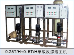 0.25T，0.5T單級反滲透主機